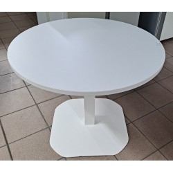 Table de réunion 80 cm blanc