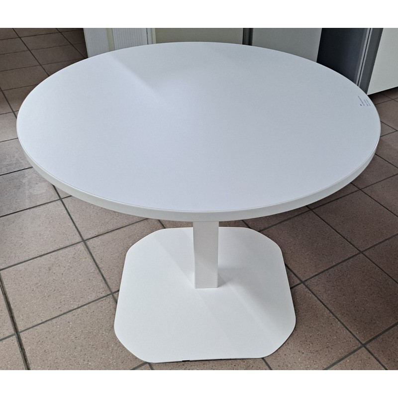 Table de réunion 80 cm blanc