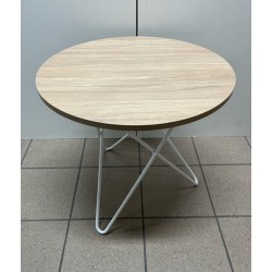Table basse chêne / blanc