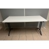 Table pliante 160 cm blanc