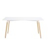 Table COWORK 140 cm blanc