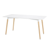 Table COWORK 140 cm blanc