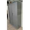 Armoire métal 120 x 198 cm gris alu