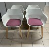 Lot de 4 chaises coque