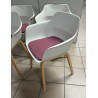 Lot de 4 chaises coque