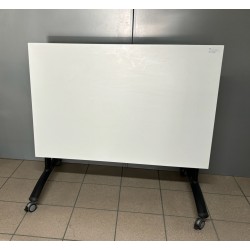 Table pliante 120 cm blanc