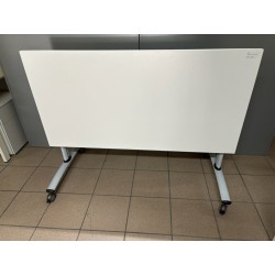 Table pliante 140 cm blanc