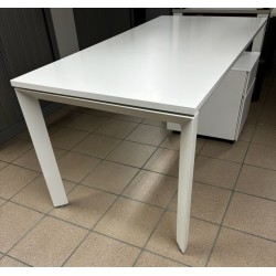 Bureau 160 cm blanc