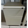 Bureau 160 cm blanc / beige