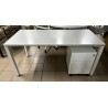 Bureau 160 cm blanc