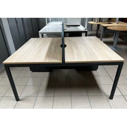 Bench 140 cm chêne cérusé