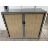 Armoire 120 cm gris alu