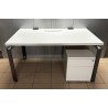 Bureau 140 cm gris coco