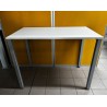 Table haute 140 cm blanc