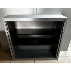 Armoire métal gris alu