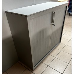 Armoire métal gris alu