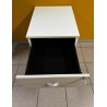 Caisson a roulettes blanc / acacia