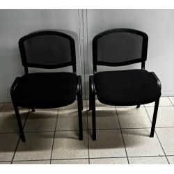 Lot de 2 chaises visiteurs