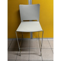 Tabouret haut polypro beige