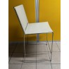 Tabouret haut polypro beige