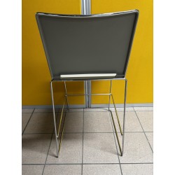 Tabouret haut polypro beige
