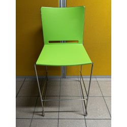 Tabouret haut polypro vert
