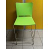 Tabouret haut polypro vert