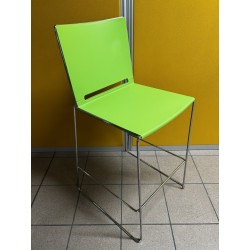 Tabouret haut polypro vert