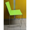 Tabouret haut polypro vert