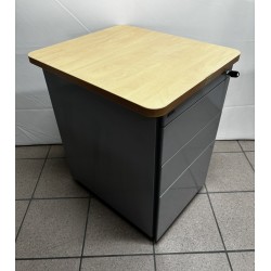 Caisson hauteur bureau en métal