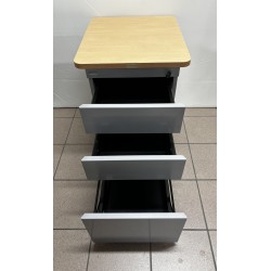Caisson hauteur bureau en métal