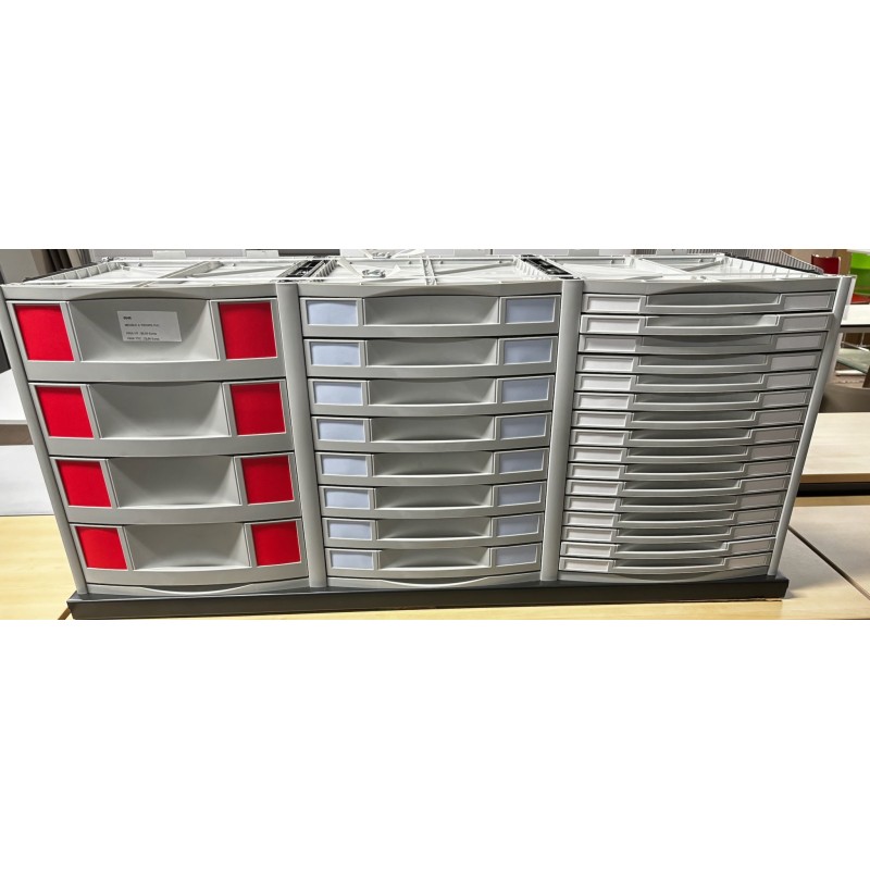 Bloc tiroirs PVC