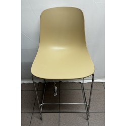 Tabouret haut beige