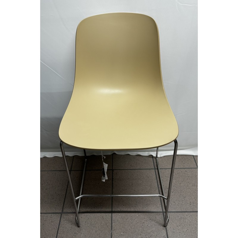Tabouret haut beige