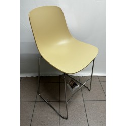 Tabouret haut beige