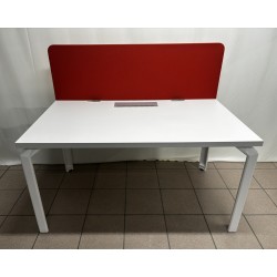 Bureau 140 cm blanc