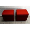 Lot de deux poufs