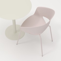 Chaise ANDY pieds métal