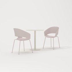 Chaise ANDY pieds métal