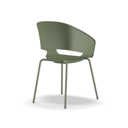 Chaise ANDY pieds métal