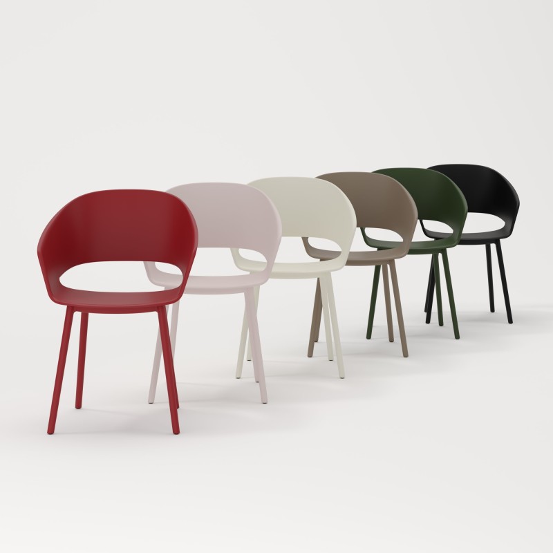 Chaise ANDY pieds polypro