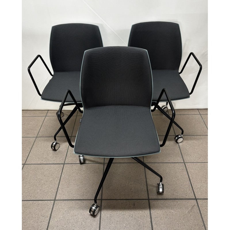 Lot de 3 chaises visiteurs