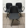 Lot de 3 chaises visiteurs