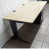 Bureau 160 cm érable / alu