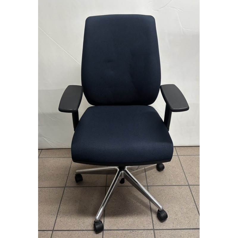 Siège bureautique bleu