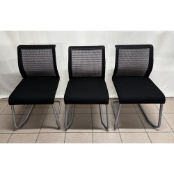 Lot de 3 chaises visiteurs