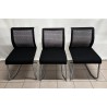 Lot de 3 chaises visiteurs