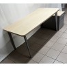 Bureau droit 160 cm érable
