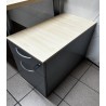 Bureau droit 160 cm érable