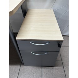 Bureau droit 160 cm érable